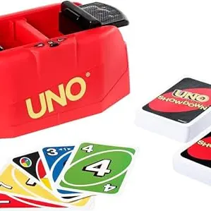 UNO Showdown - Spannendes Kartenspiel für Familien, schnelle Reaktionen gefragt, ab 7 Jahren