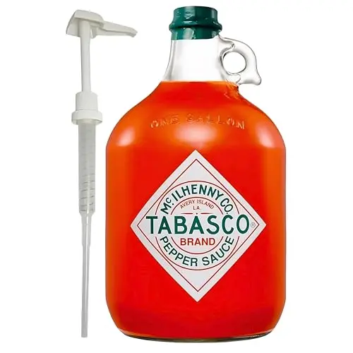 TABASCO® Original Red Pepper (3,8 L, 1 Gallon + Pompe) – Für Liebhaber des authentischen TABASCO-Geschmacks