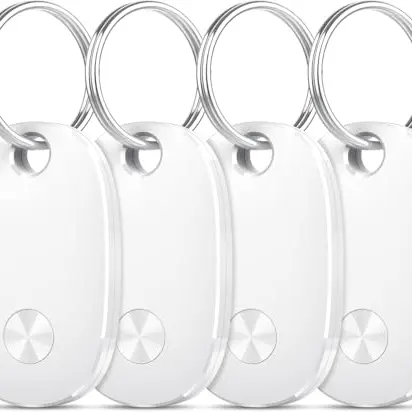 Smart Air Tracker 4er Pack – Bluetooth Schlüssel- und Gepäckfinder, kompatibel mit Apple Wo ist? APP