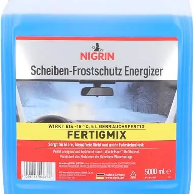 NIGRIN Scheiben Frostschutz ENERGIZER - 5L - wirksam bis -18°C - schlierenfreie Sicht