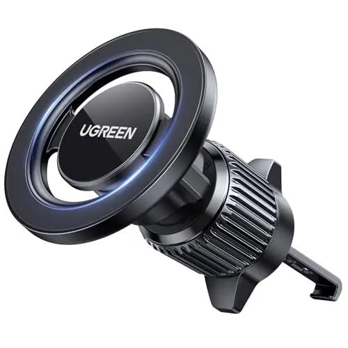 UGREEN Handyhalterung Auto für MagSafe mit 20 N52 Magnet (Schwarz)