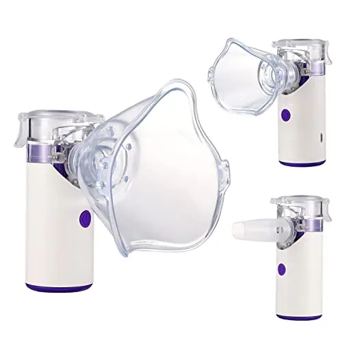 JMFBeauty 3-in-1 Inhalator - Wiederaufladbar, effizient für Zuhause oder unterwegs (Lila)