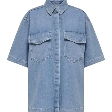 Onlsophie Oversize Kurzarm Denim Shirt