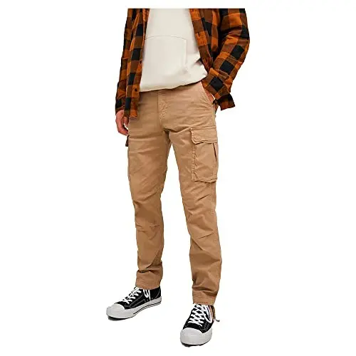 JACK & JONES Herren Cargohose jpstace jtucker, Dune, Größe 28W/30L