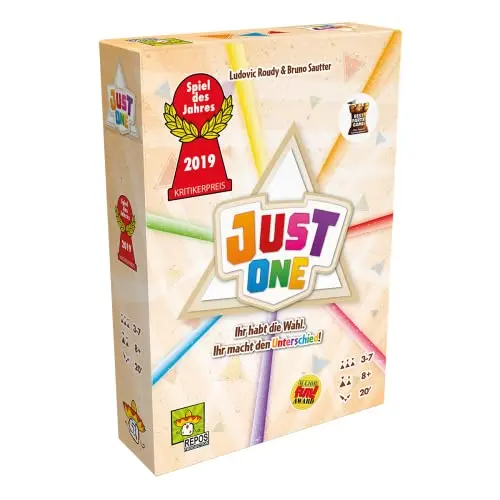 Just One - Partyspiel des Jahres 2019 für 3-7 Spieler ab 8 Jahren, 20+ Minuten