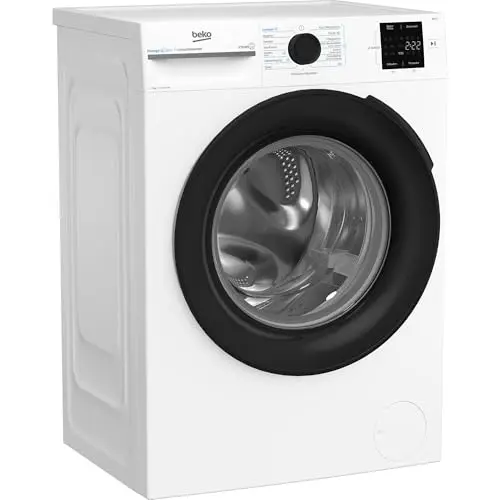 Beko Waschmaschine, 7 kg, 1400 U/min, Dampffunktion, Hygiene+, Coldwash, Weiß