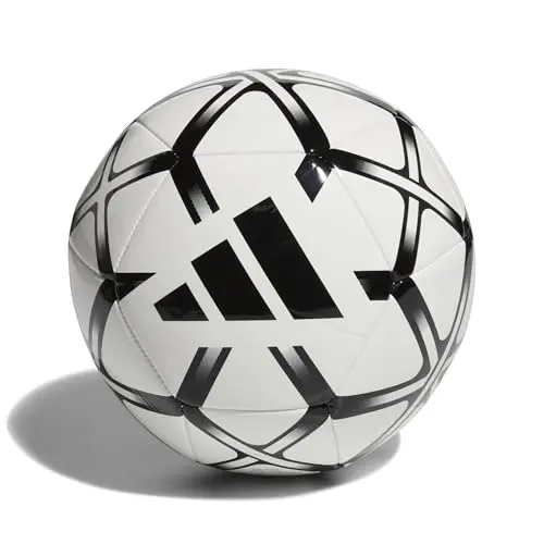 Adidas Starlancer Club Ball, Unisex, Größe 5, Weiß/Schwarz