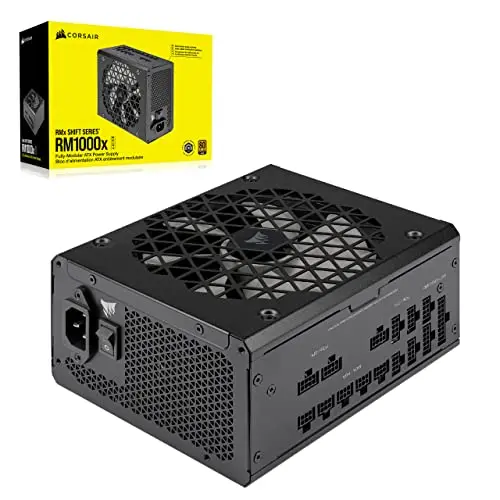 Corsair RM1000x SHIFT Vollmodulares ATX-Netzteil - 80 PLUS Gold - Schwarz