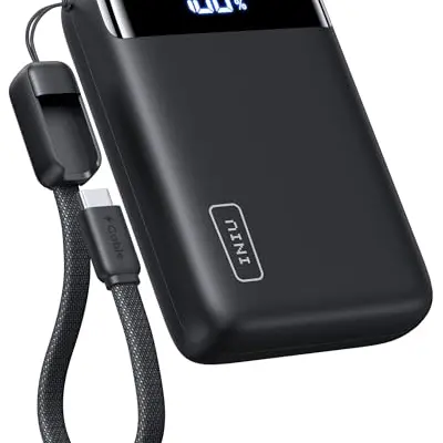 INIU Power Bank 20000mAh, Ultra Klein mit 22.5W Schnellladung, USB-C, für iPhone, Samsung, iPad - Ideal für Reisen