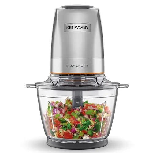 Kenwood EasyChop+ Elektrischer Zerkleinerer, One-Touch-Bedienung, 0,6 l, 500W, Schwarz
