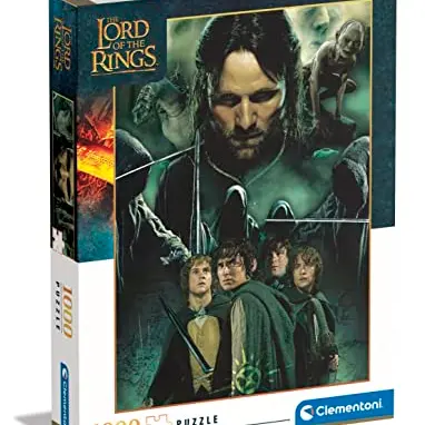 Clementoni - 39738 - Puzzle The Lord of The Rings, 1000 Teile für die ganze Familie