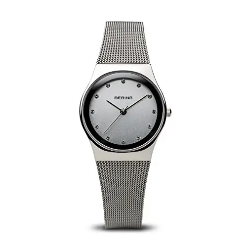 BERING Damen Uhr Classic Collection, Edelstahl, Saphirglas