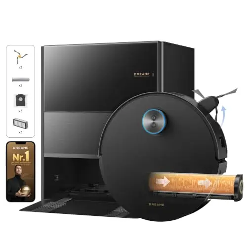 dreame Aqua20 Pro Ultra Roller X Saug- und Wischroboter, Schwarz
