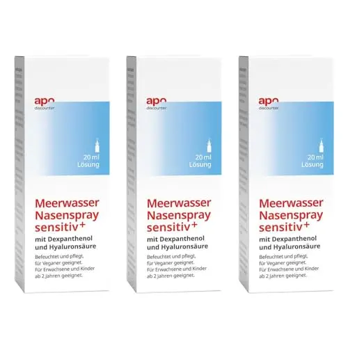 apodiscounter Pflegendes Nasenspray Hyaluron & Dexpanthenol (3x20 ml)