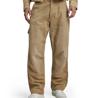 G-STAR Herren Carpenter 3D Loose Jeans, Beige, 27W / 30L