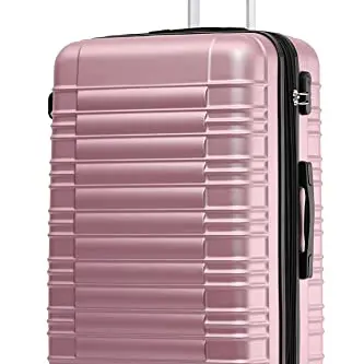 BEIBYE Reisekoffer 2088 Hartschalen Trolley Handgepäck M in Rosa