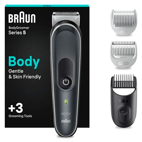 Braun Series 5 Bodygroomer für Herren, Haarentfernung für Brust und Achseln, 100 Min. Laufzeit