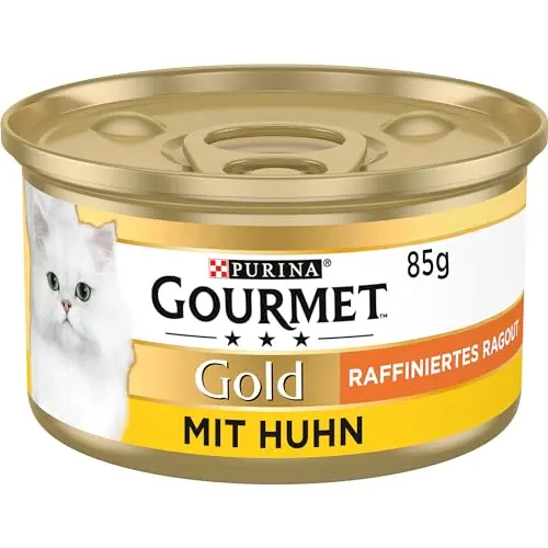Gourmet Gold Katzenfutter mit Huhn, 12er Pack (12 x 85g)