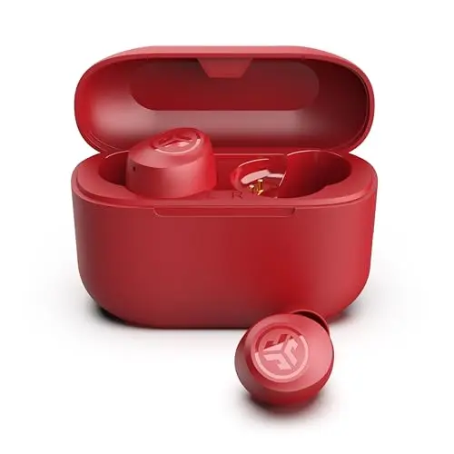 JLab Go Air Pop+ In Ear Kopfhörer, kabellos, 35+ Std. mit USB-C Ladebox, Rosarot