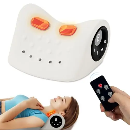 ALLILUYAA Nackenmassagegerät mit Wärme, 3 Modi, 6 Frequenzen – Für Nackenschmerzen und Verspannungen