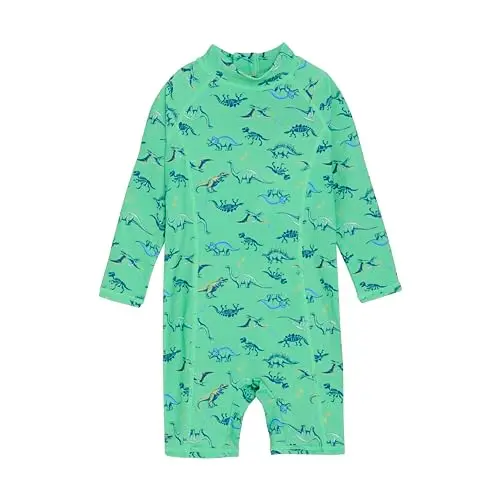 CareTec Badeanzug L/S für Jungen, absinthe green, 80 cm