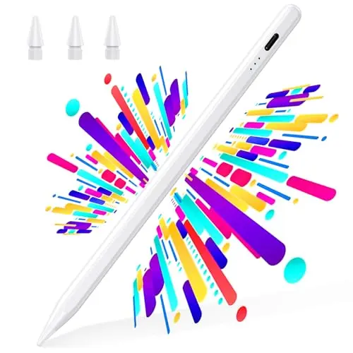 BAZO Stift für iPad 2018-2026 mit 2X Schnellladung & Palm Rejection