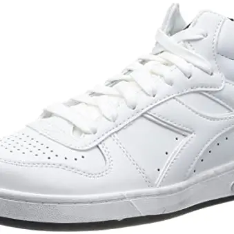 Diadora Magic Basket Demi Gymnastikschuh Unisex, Weiß, 36 EU