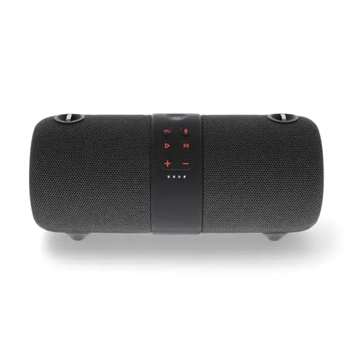 Nedis Bluetooth-Lautsprecher SPBT2480BK – 40 W – 6,5 Std Akku – Koppelbar – Schwarz