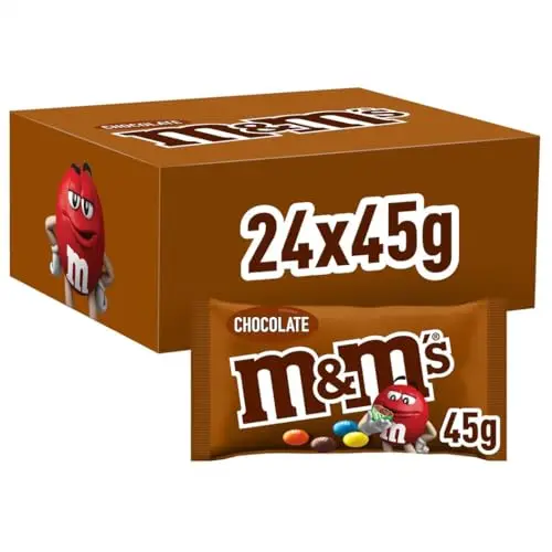 M&M's Schokoladen Großpackung, 816g, 24 Beutel à 36g