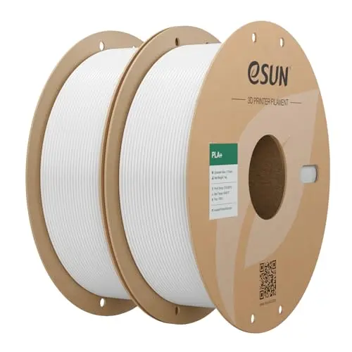 eSUN PLA+ Filament 1.75mm, 1KG, Weiß, für 3D Drucker