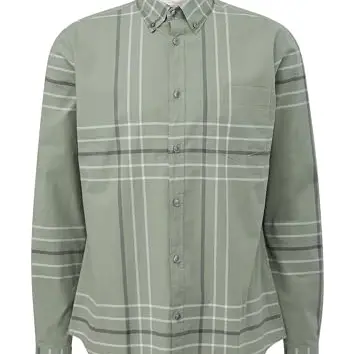s.Oliver Herren Langarmhemd, Slim Fit, Grün, Größe S