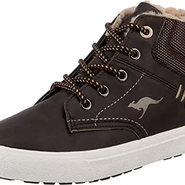 KangaROOS Kinder Sneaker Kavu X, Braun, Größe 32 EU