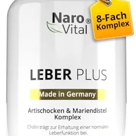 Leber Kur Mariendistel Kapseln - Hochdosiert mit Artischocke, Löwenzahn, Curcuma und Cholin