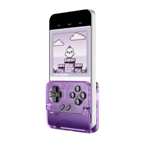 GameSir Pocket Taco Mobiler Gaming-Controller - Tragbar, Bluetooth, App-Anpassung, 600mAh Akku, Lila