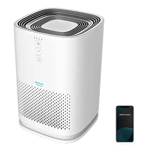 Cecotec Luftreiniger TotalPure 1500 - Effiziente 3-Stufen-Filtration mit WLAN-Steuerung für bis zu 40 m³