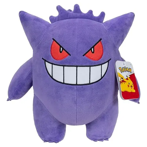 Pokémon Gengar Plüsch 30 cm - Offizielles Spielzeug