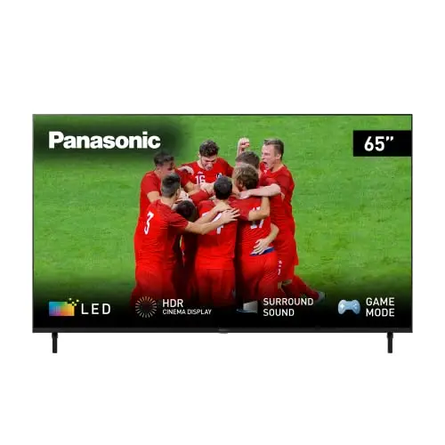 Panasonic TX-65LXW834 65 Zoll 4K LED Fernseher, Smart TV mit Dolby Atmos, Schwarz