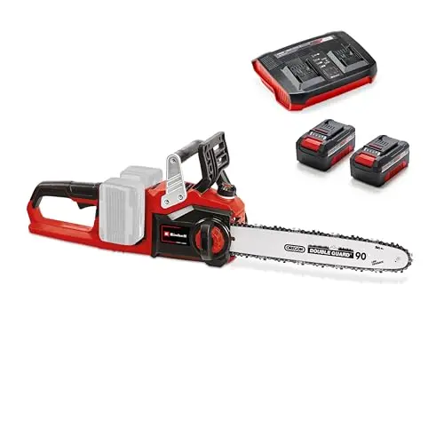 Einhell Akku-Kettensäge GE-LC 36/35 Li Power X-Change mit 2x 4,0 Ah Akkus und Twincharger