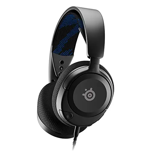 SteelSeries Arctis Nova 1P Gaming-Headset – 360° Surround-Sound – Memory Foam-Ohrpolster – Mikrofon mit Geräuschunterdrückung – Schwarz