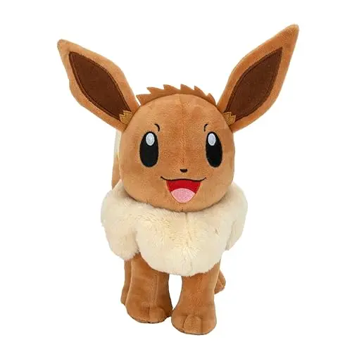 Pokémon Evoli Plüsch 20 cm - Offizielles Stofftier