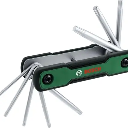 Bosch Klappbares 8-in-1-Torx-Schlüssel-Set