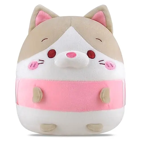 Yeqivo 30CM Kawaii Kuscheltier Katze - Weiches Plüsch Spielzeug für Kinder ab 3 Jahren