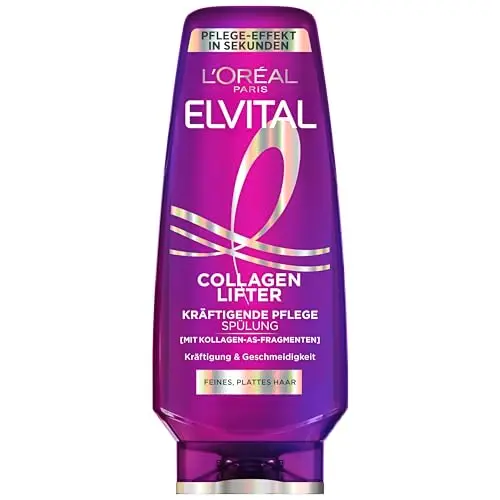 L’Oréal Paris Elvital Collagen Lifter Pflegespülung für feines Haar, 250 ml