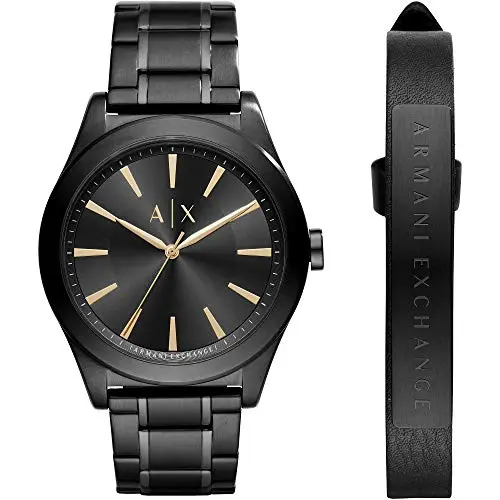 Armani Exchange Herrenarmbanduhr, 44mm, Edelstahlarmband