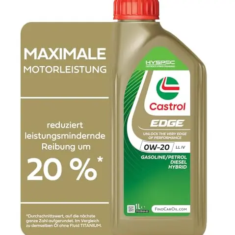Castrol Edge 0W-20 LL IV Motoröl, 1 Liter