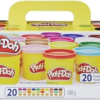 Play-Doh Super Colour Set - 20 Dosen Modelliermasse für Kinder ab 3 Jahren