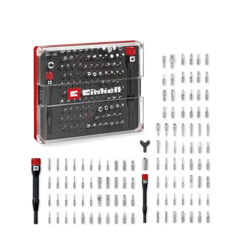 Einhell 114-tlg. Präzisions-Reparatur-Set mit Aufbewahrungsbox