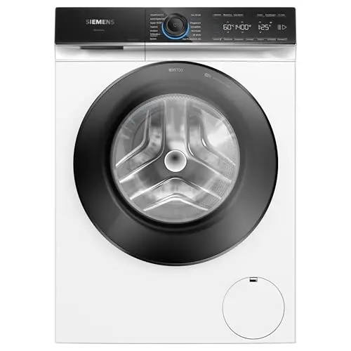 Siemens iQ700 Waschmaschine 9 kg, Frontlader, 1400 UpM, Home Connect, Weiß