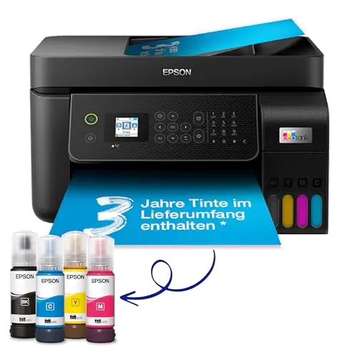 Epson EcoTank ET-4800 A4 Multifunktionsdrucker mit 3 Jahren Tintenlieferung