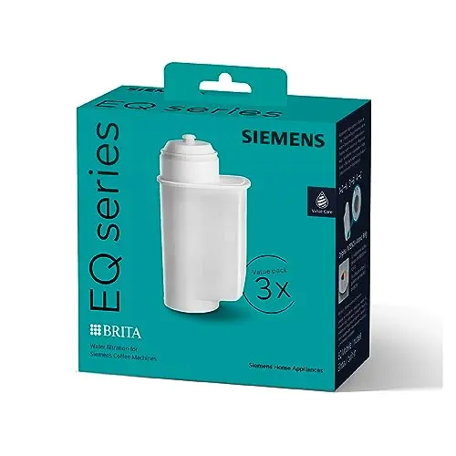 Siemens BRITA Intenza Wasserfilter TZ70033A, 3 Stück, passend für EQ Kaffeevollautomaten